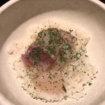 つけ麺一燈 - 貝出汁の冷やし和えつけそば