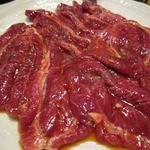 焼肉料理やすきち - ほほ肉。私的には、これが最高でした！