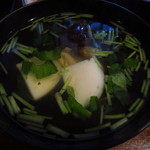 土手の伊勢屋 - お吸い物￥１５０