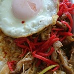 花まる弁当 - 紅生姜が油に効く！