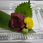 柳家錦 - すっぽんの肩甲骨あたりのみの刺身 