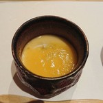 鮨 竜介 - 鱧と梅肉の茶碗蒸し