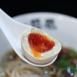 らぁ麺 飛鶏 - 煮玉子☆