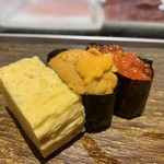 Tsukiji Sushichou - ウニ、イクラ、玉子も入る