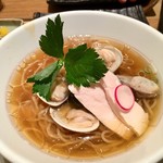 銀座 篝 - 蛤と牡蠣 醤油SOBA 