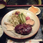 Tokushima Yakiniku Ten - 近江牛100% 手作りハンバーグ定食