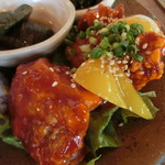 旅人カフェ ぐりーちね - ヤンニョムチキン