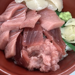 Daiken Suisan - 本マグロ丼ネタ大盛りプラスホタテ