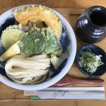 山もみじ - 野菜天ぶっかけ(冷)700円