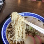 あたご食堂 - 麺アップ