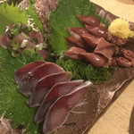 魚河岸料理 磯幸 - 鯖、蛍烏賊、シャコ、鯵