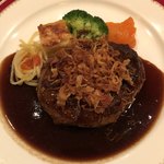 狐狸庵 - 料理写真:ハンバーグステーキ。