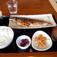炭火焼イタリアン 海串 ブラーチェ - 文化サバの炭火焼定食