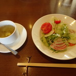 TRATTORIA NONNO - スープとサラダ