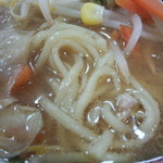 うすいや食堂 - 麺アップ