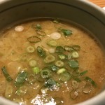 Botan sou - つけ麺 豚骨醤油 ＠700円 大盛(無料)のつけ汁