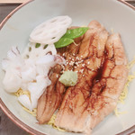 量平寿司 - ランチの穴子丼。ご飯少な目。