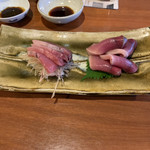 Sushi Utsushikawa - 鰹の刺身盛合せ