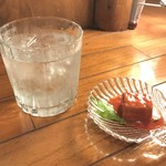 ぼちぼちいこか - 兼八ロック 550yen＆沖縄豆腐餻 600yen