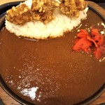 Indonoru - 唐揚げカレー。まぁ普通。