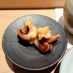 匠 進吾 - 追加、おつまみはスミイカのゲソ味噌漬け