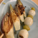 渋谷 森本 - みょうが、うずら