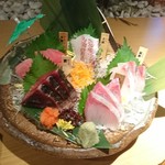 かこいや - お造り５種盛り合わせ