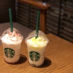 Sutabakku Sukohi - グリーンアップジェリーフラペチーノ
                        ベイクドアップルピンクフラペチーノ