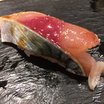 晶 - 6貫目 〆サバ (5貫目は大トロでした）