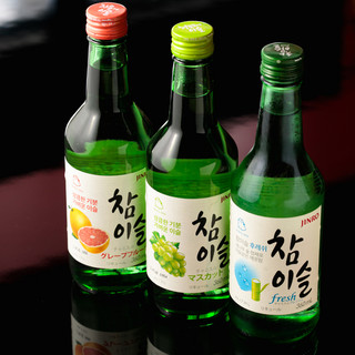 【豐富的南韓飲料】 為您準備了從經典到珍貴的酒、果汁