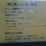 水越 - メニュー