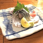 ぼちぼちいこか - 活〆サバきずし 930yen