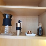 瀬戸内リトリート 青凪 - コーヒーは豆を挽くところから