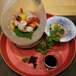 瀬戸内リトリート 青凪 - 造里～月の雫氷鉢盛り～