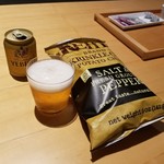 瀬戸内リトリート 青凪 - ビールとポテチ