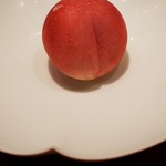 奈良屋町 青 - 飴細工の桃～インスタで良く見るね