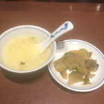陳麻婆豆腐 - スープ&ザーサイ