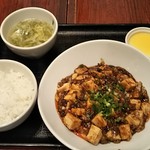 中華香彩JASMINE口福厨房 - 花山椒香る 四川麻婆豆腐 1,000円 ♪