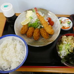 Edoya - カキフライ定食(5個）850円