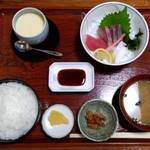 Kappou Wakashin - 刺身定食(ご飯大盛)