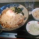 うどん茶屋 庵 - Ｂセット麺2玉