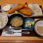 かつ源 - お楽しみランチ（限定10食大海老フライ）