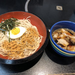 そば膳処 むさしや - ピリ辛肉汁つけ麺 チョイ盛