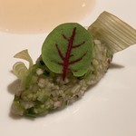 オマージュ - 真名鰹の横にある付け合わせ