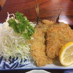 くぼや - アジフライ