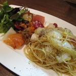 アルチェントロ - パスタランチ　陸奥湾産帆立と地物白菜