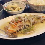 Yumi Maru - 揚真ダラの和風野菜きのこあんかけ