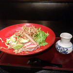 Takadaya - 彩り野菜のサラダそば