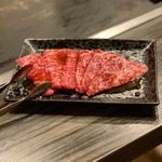 月島もんじゃ わらしべ 総本店 - 薩摩牛特選ロース