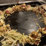 月島もんじゃ わらしべ - コンビーフカレーもちチーズ
